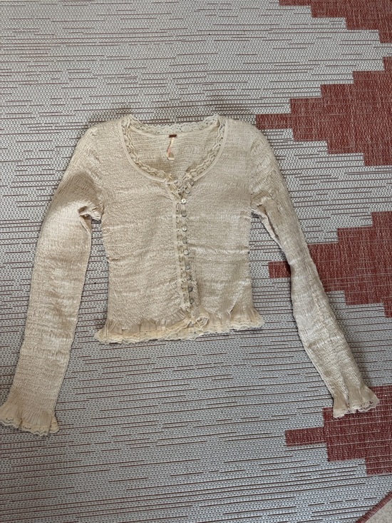 Free People Elliot Smocked Top, XS - Picture 5 of 8